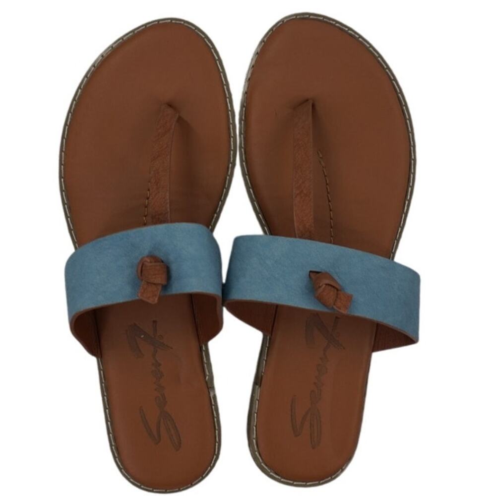 Seven Teal Sandals - Size 11 - Excellent Condition